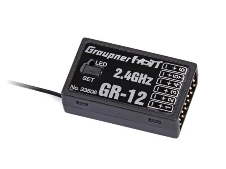 Graupner 33506GR-12 HoTT 2.4 GHz 6-Kanal Empfänger