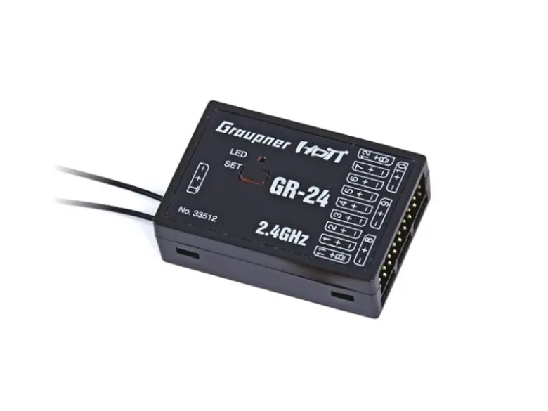 Graupner 33512GR-24 HoTT 2.4 GHz 12-Kanal Empfänger
