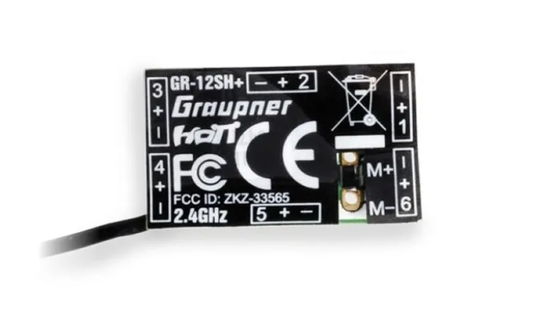 Graupner 33565GR-12SH+ HoTT - 2.4 GHz Empfänger