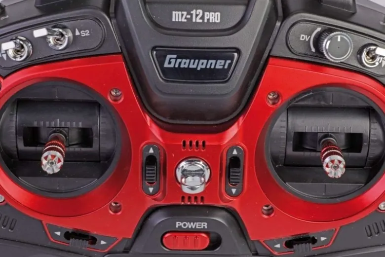 Graupner S1002.PRO.77mz-12 PRO HoTT 2,4Ghz 12-Kanal Fernsteuerung Einzelsender