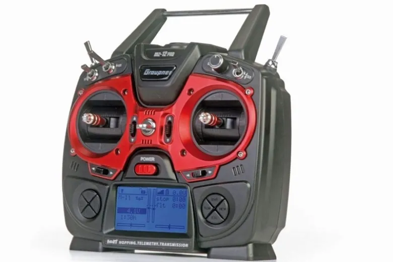 Graupner S1002.PRO.77mz-12 PRO HoTT 2,4Ghz 12-Kanal Fernsteuerung Einzelsender