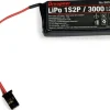 Graupner S8521Senderakku LiPo 1S2P / 3000 TX 3,7V für MZ-12