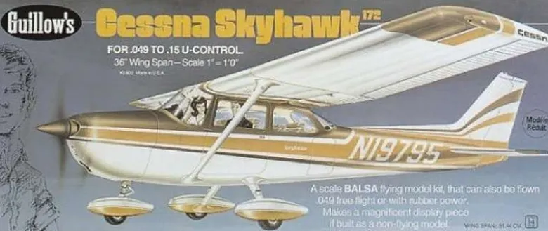 Guillow's gu802Cessna 172 Skyhawk Balsabausatz