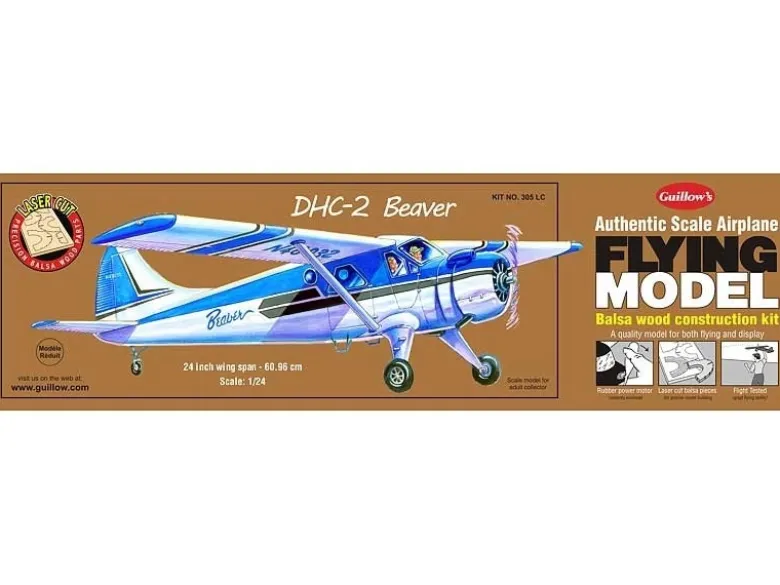 Guillow's gu305DHC-2 Beaver Balsabausatz