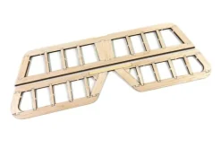 Hacker Model HC2201S.E.5a Doppeldecker 1000mm 1:8 Scale-Holzbausatz