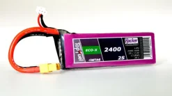 Hacker Motor 92400231TopFuel LiPo Akku 20C ECO-X 2400mAh 2S MTAG XT60
