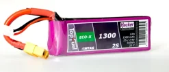Hacker Motor 91300241TopFuel LiPo Akku 25C ECO-X 1300mAh 2S MTAG, XT60