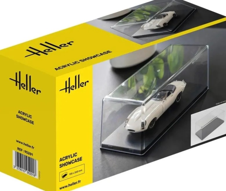 Heller 95201Acrylvitrine, 252 × 127 × 80 mm