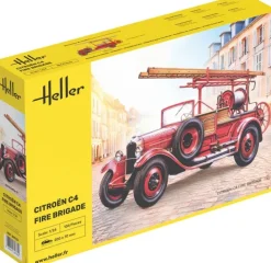Heller 80733Citroen C4 Fire Brigade Plastikbausatz in 1:24