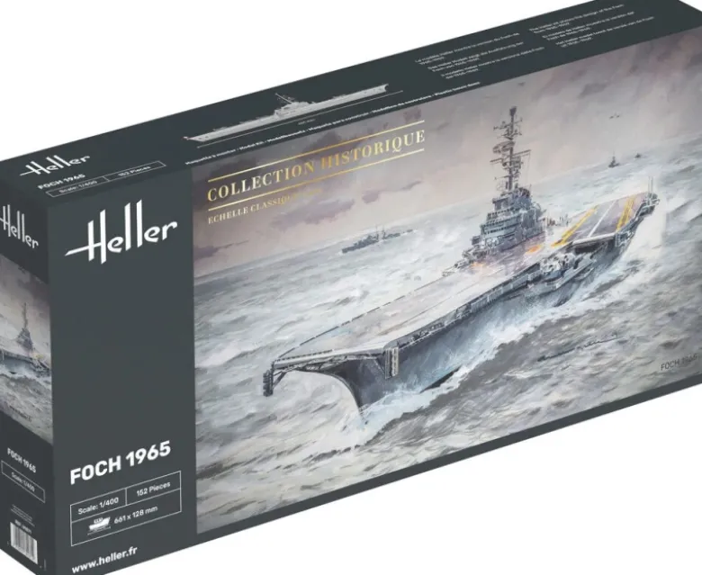 Heller 81071Flugzeugträger 'Foch' Plastikbausatz in 1:400