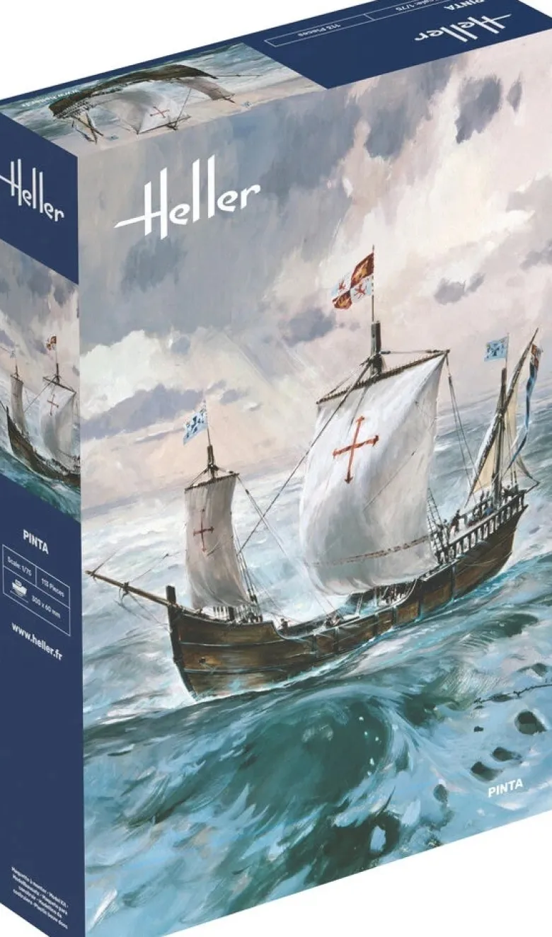 Heller 80816Karavelle 'Pinta' Christoph Kolumbus Plastikbausatz in 1:75