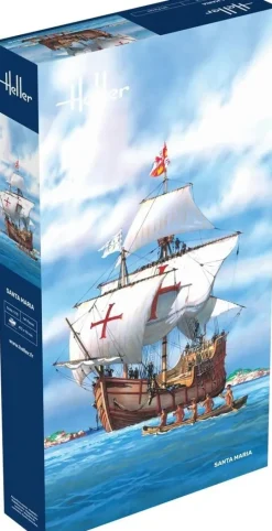 Heller 80865Karavelle 'Santa Maria' C. Kolumbus Plastikbausatz in 1:75