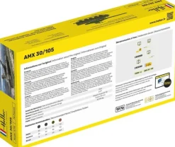 Heller 56899STARTER KIT AMX 30/105 Plastikbausatz in 1:72 inkl. Kleber, Pinsel und Hauptfarben