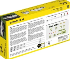 Heller 56162STARTER KIT Citroen DS 19 Plastikbausatz in 1:43 inkl. Kleber, Pinsel und Hauptfarben