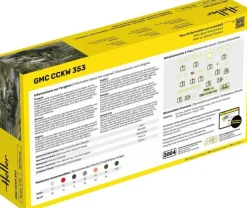 Heller 56996STARTER KIT GMC CCKW 353 Plastikbausatz in 1:72 inkl. Kleber, Pinsel und Hauptfarben