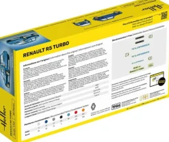 Heller 56150STARTER KIT Renault R5 Turbo Plastikbausatz in 1:43 inkl. Kleber, Pinsel und Hauptfarben