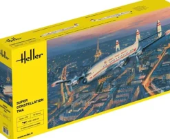 Heller 82391'Super Constellation TWA' Flugzeug Plastikbausatz in 1:72