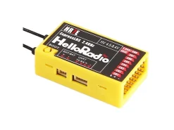 HelloRadio HR2005HR7E ELRS 2,4GHz Empfänger - 8 Kanäle gelb