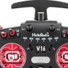 HelloRadio HR1004V16 MAX 2,4GHz - ELRS LBT Mode 2 Fernsteuerung, rot