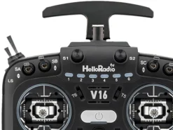 HelloRadio HR1018V16 MAX 2,4GHz - 4in1 LBT Mode 2 Fernsteuerung, schwarz