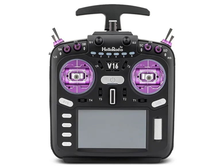 HelloRadio HR1020V16 MAX 2,4GHz - 4in1 LBT Mode 2 Fernsteuerung, lila