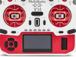 HelloRadio HR1029V14 MAX OLED 2,4GHz - ELRS LBT M2 Fernsteuerung weiß, rot