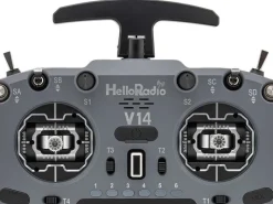 HelloRadio HR1028V14 MAX OLED 2,4GHz - ELRS LBT M2 Fernsteuerung grau, schwarz