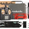 HelloRadio HR1067V14 MAX OLED 2,4GHz ELRS LBT M2 Fernsteuerung schwarz, gold