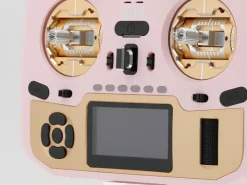HelloRadio HR1030V14 MAX OLED 2,4GHz - ELRS LBT M2 Fernsteuerung rosa, gold