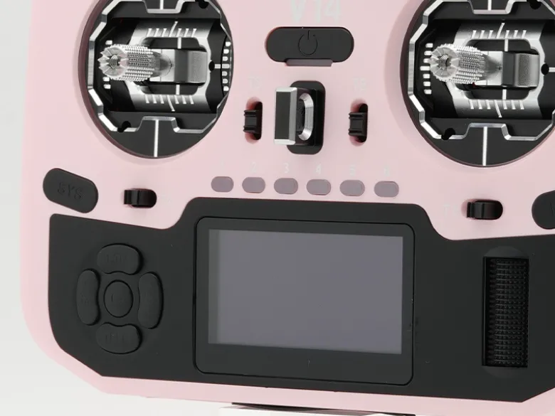 HelloRadio HR1051V14 MAX OLED 2,4GHz - 4in1 LBT M2 Fernsteuerung rosa, schwarz