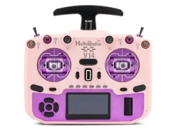 HelloRadio HR1053V14 MAX OLED 2,4GHz - 4in1 LBT M2 Fernsteuerung rosa, lila