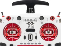 HelloRadio HR1047V14 MAX OLED 2,4GHz - 4in1 LBT M2 Fernsteuerung weiß, rot