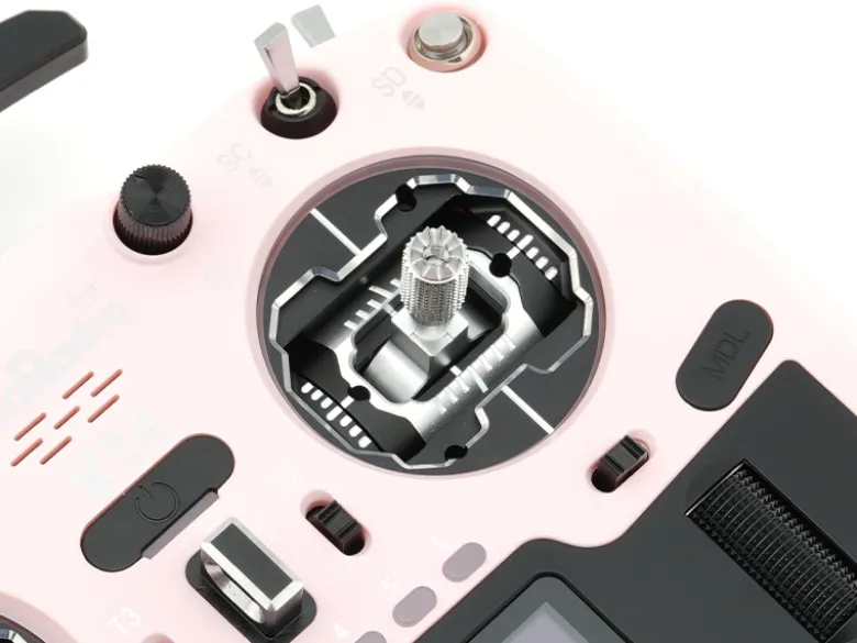 HelloRadio HR1042V14 MAX R9 OLED 2,4GHz ELRS LBT M2 Fernsteuerung rosa, schwarz