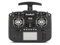 HelloRadio HR1068V14 MAX R9 OLED 2,4GHz ELRS LBT M2 Fernsteuerung schwarz, schwarz