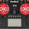 HelloRadio HR1069V14 MAX R9 OLED 2,4GHz ELRS LBT M2 Fernsteuerung schwarz, rot