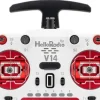 HelloRadio HR1056V14 MAX R9 OLED 2,4GHz 4in1 LBT M2 Fernsteuerung weiß, rot