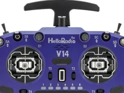 HelloRadio HR1063V14 MAX R9 OLED 2,4GHz 4in1 LBT M2 Fernsteuerung blau, schwarz