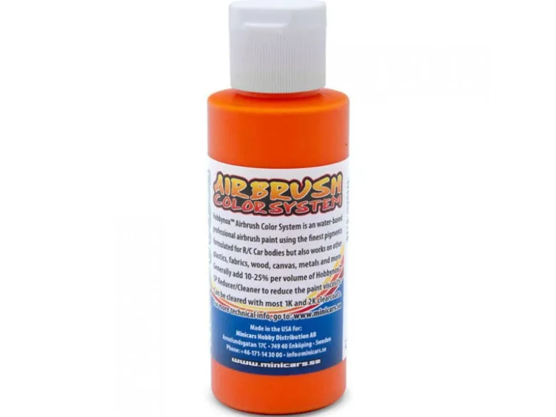 Hobbynox HN25010Airbrush Farbe neon flammen orange 60ml