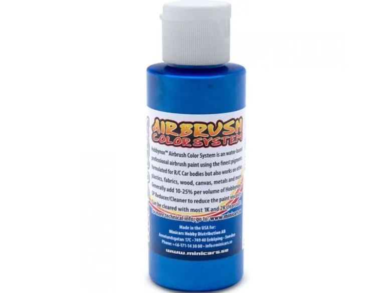 Hobbynox HN24070Airbrush Farbe pearl blau 60ml