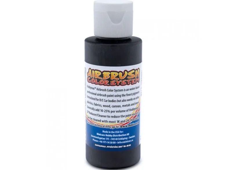 Hobbynox HN24110Airbrush Farbe pearl schwarz 60ml