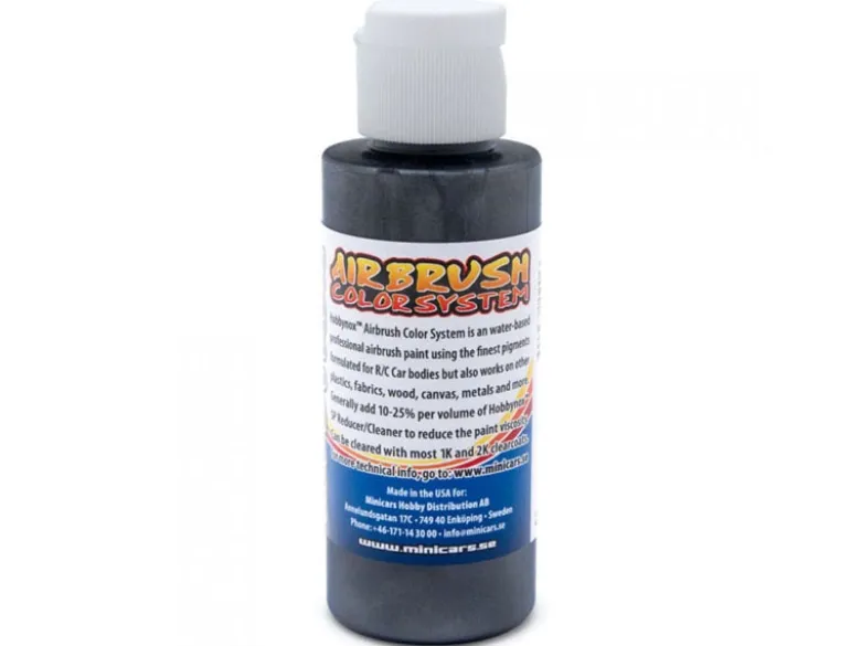 Hobbynox HN24100Airbrush Farbe pearl anthrazit grau 60ml