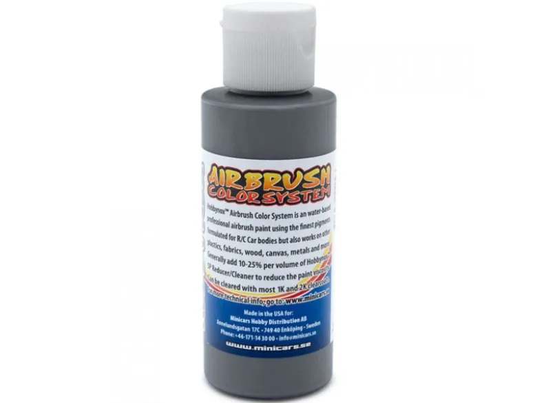 Hobbynox HN22020Airbrush Farbe solid grau 60ml