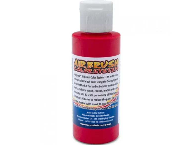 Hobbynox HN22060Airbrush Farbe solid rot 60ml
