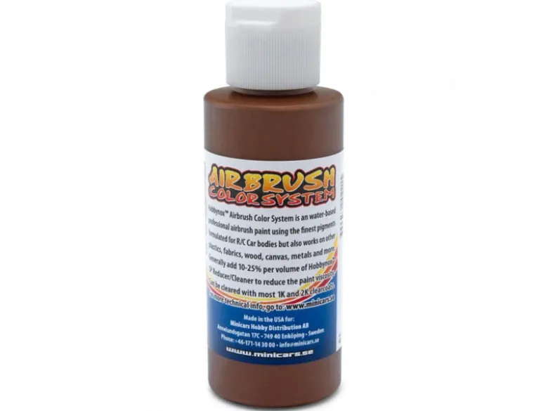 Hobbynox HN22130Airbrush Farbe solid braun 60ml