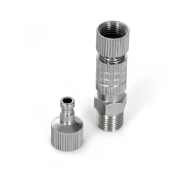 Hobbynox HN012-00Airbrush-Schnellkupplung G1/8 mit zwei Steckern