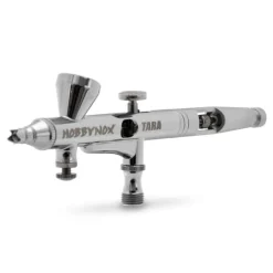 Hobbynox HN003-00TARA Airbrush Pistole 0.2/0.3/0.5mm Düse mit 1,8m Schlauch