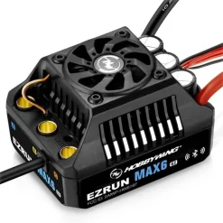 Hobbywing HW30105100Ezrun MAX6 G2 Regler 200 Amp, 3-8s LiPo, BEC 8A für 1/6, 1/7 On-Road, Truck, Monster Truck