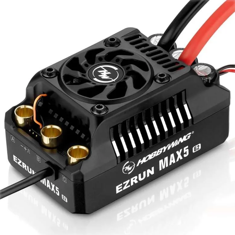Hobbywing HW30104200Ezrun MAX5 HV G2 Regler Sensored 250A, 6-12s LiPo, BEC 8A