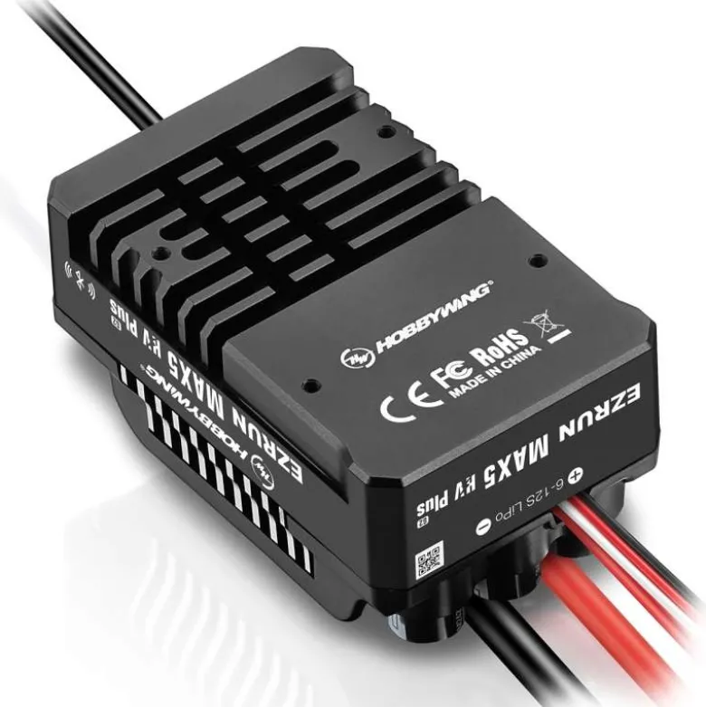 Hobbywing HW30104300Ezrun MAX5 HV Plus G2 Regler 300 Amp, 6-12s LiPo, BEC 6A