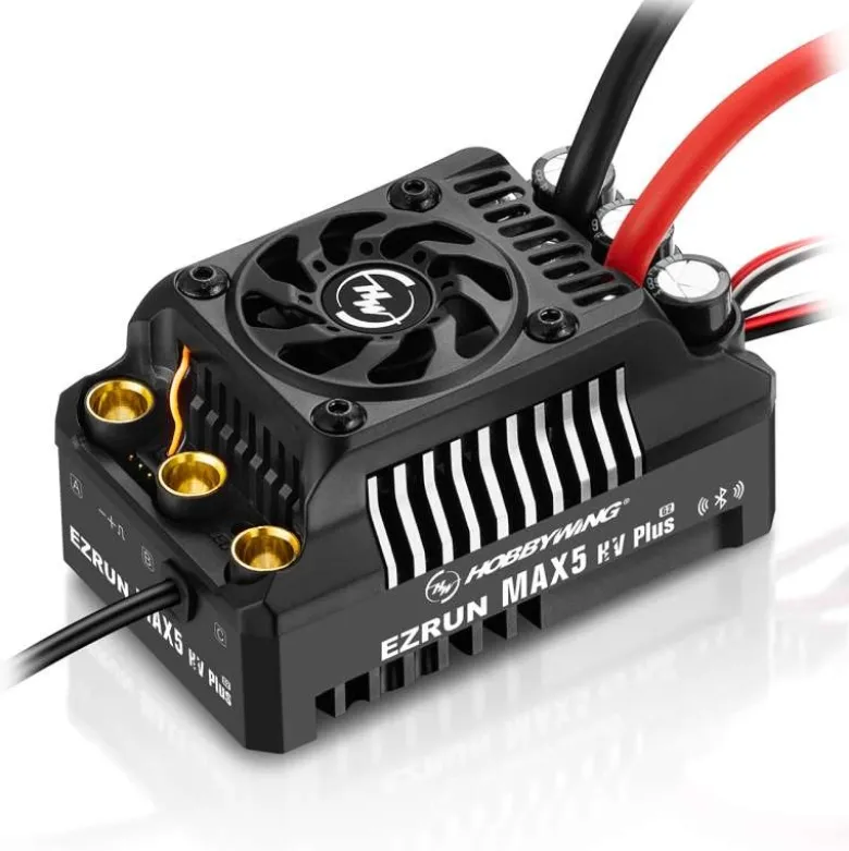 Hobbywing HW30104300Ezrun MAX5 HV Plus G2 Regler 300 Amp, 6-12s LiPo, BEC 6A